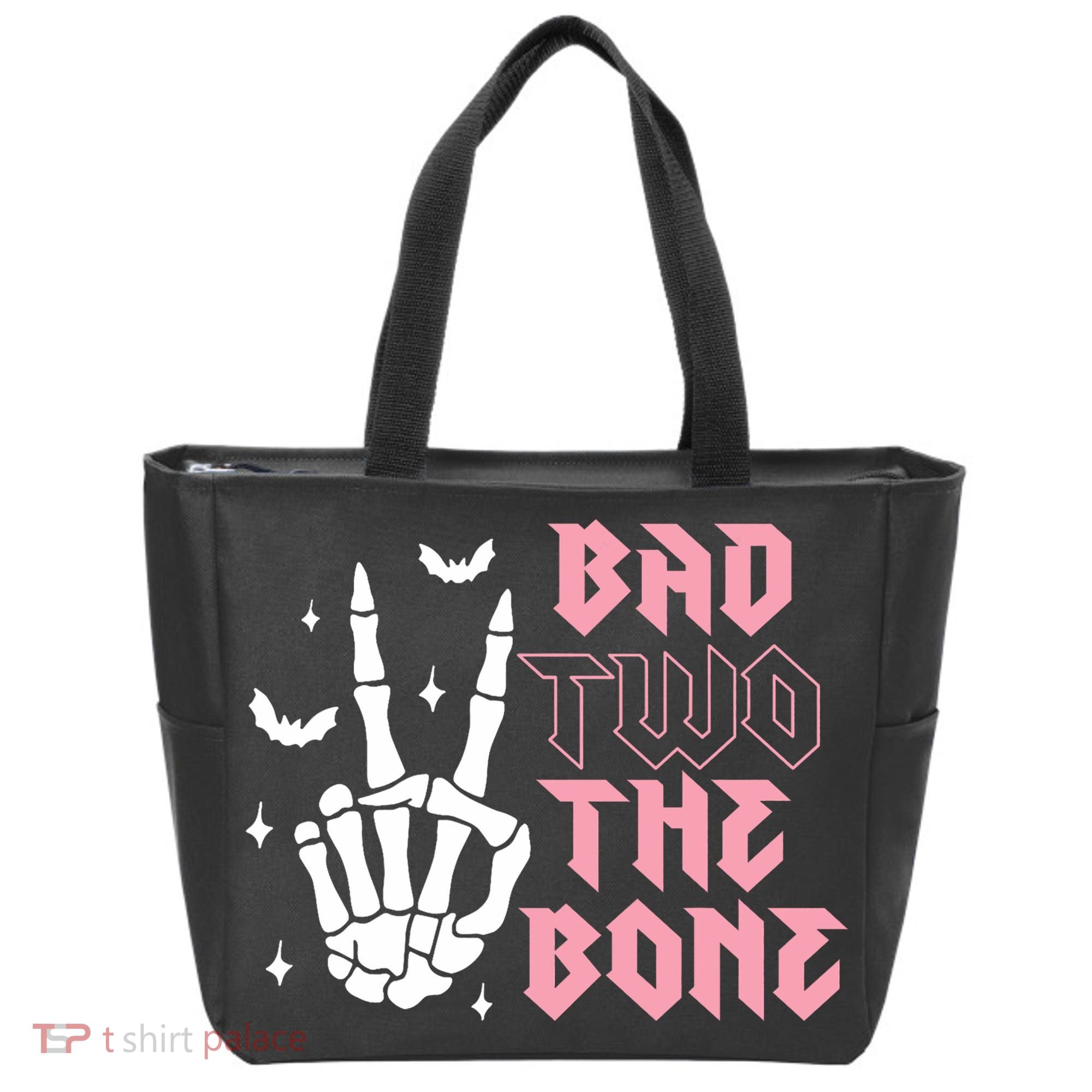 Bad Two The Bone Birthday 2nd 2 Years Old Birthday Tote Bag