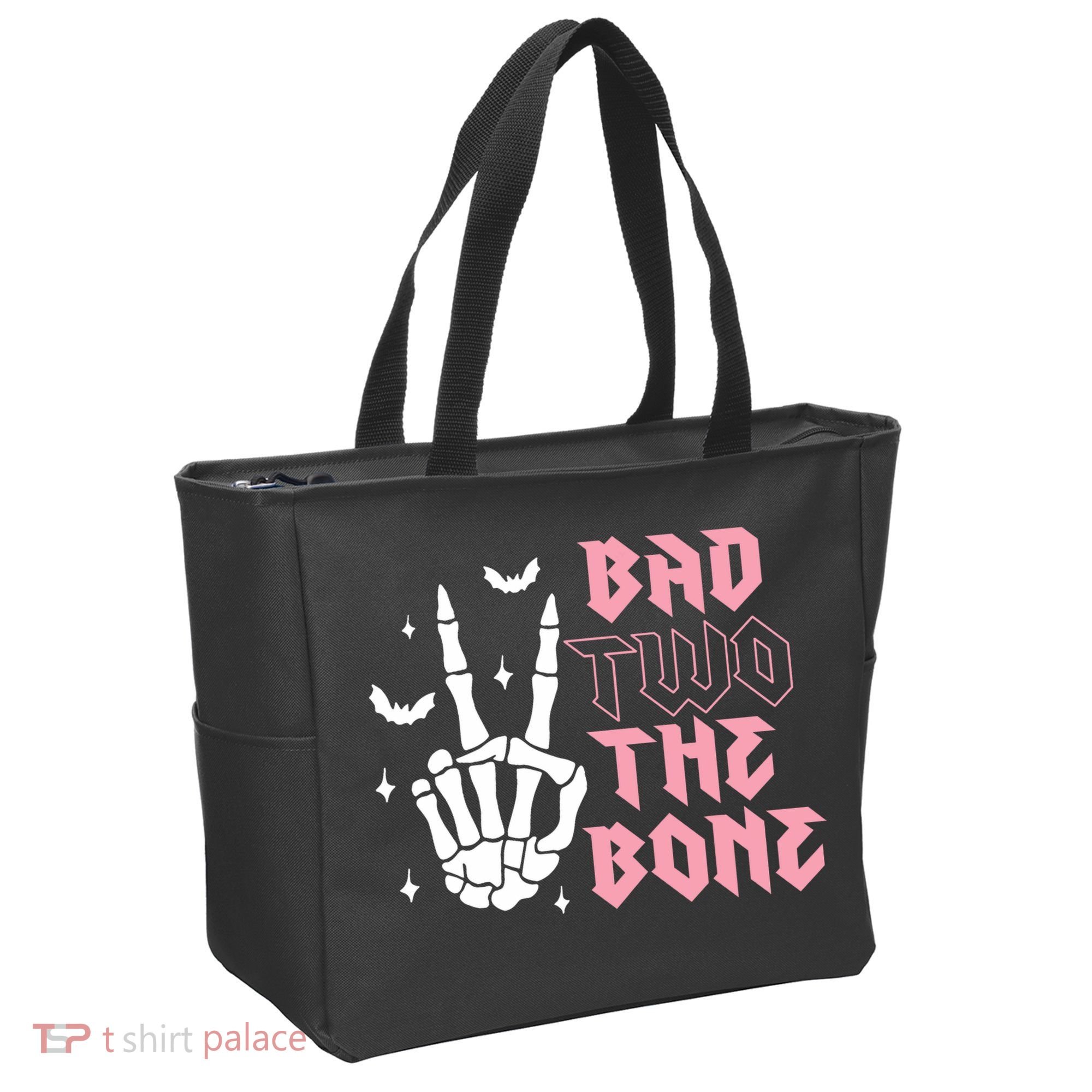 Bad Two The Bone Birthday 2nd 2 Years Old Birthday Tote Bag