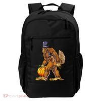 Bigfoot Turkey Thanksgiving Funny Holiday Backpack thumb 0