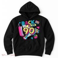Back To The 90s Outfits Retro Costume Party Cassette Tape Hoodie thumb 0