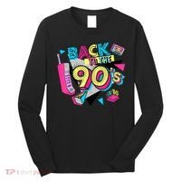 Back To The 90s Outfits Retro Costume Party Cassette Tape Long Sleeve Shirt thumb 0