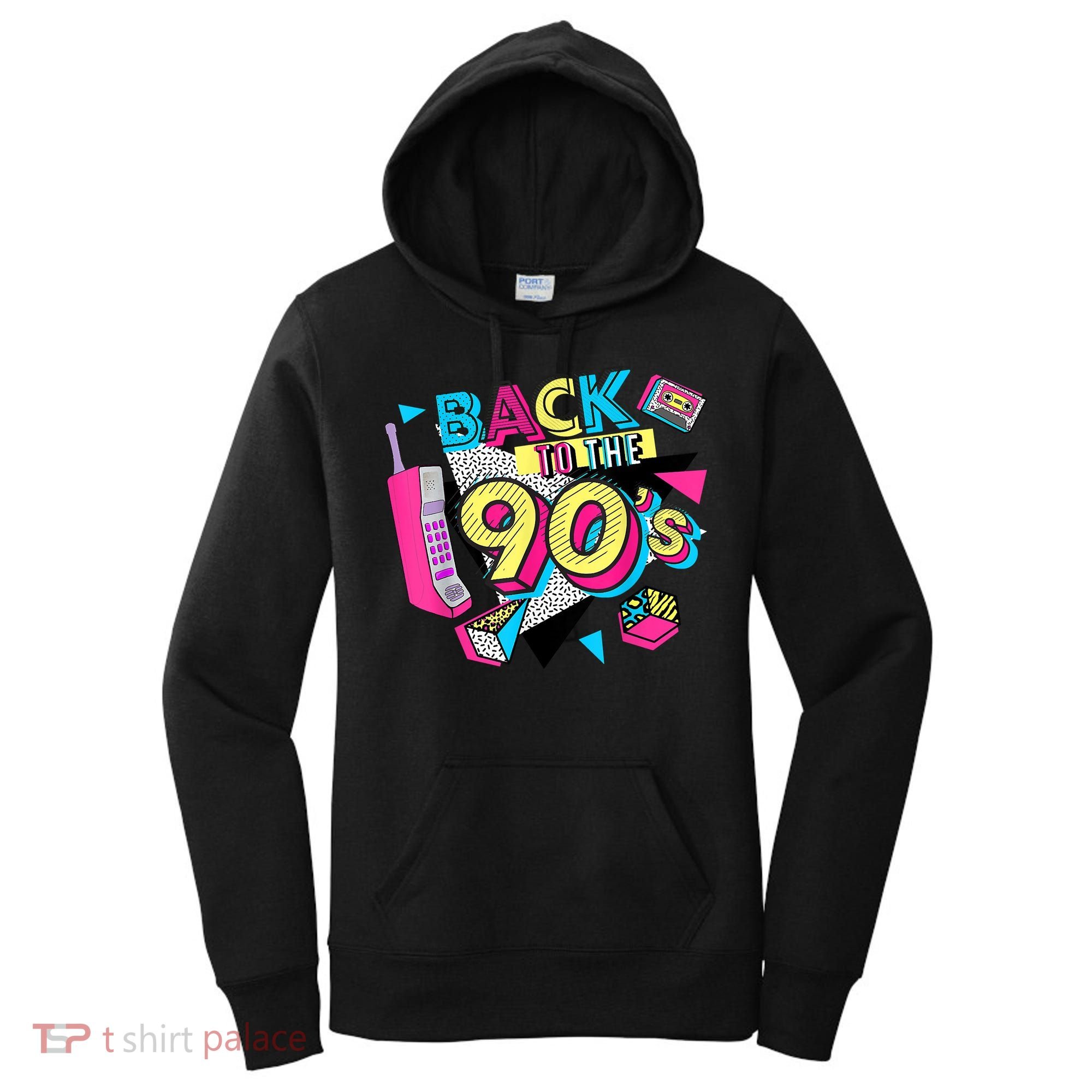 Back To The 90s Outfits Retro Costume Party Cassette Tape Women's Hoodie