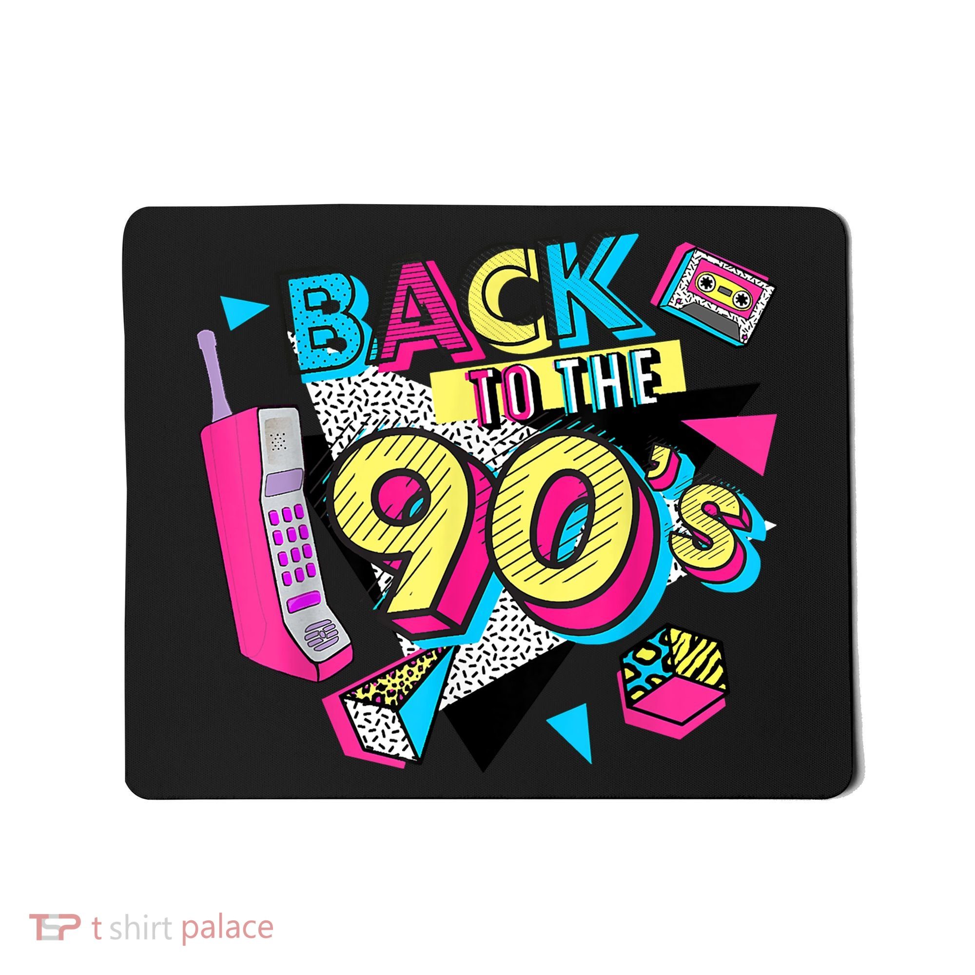 Back To The 90s Outfits Retro Costume Party Cassette Tape Mousepad