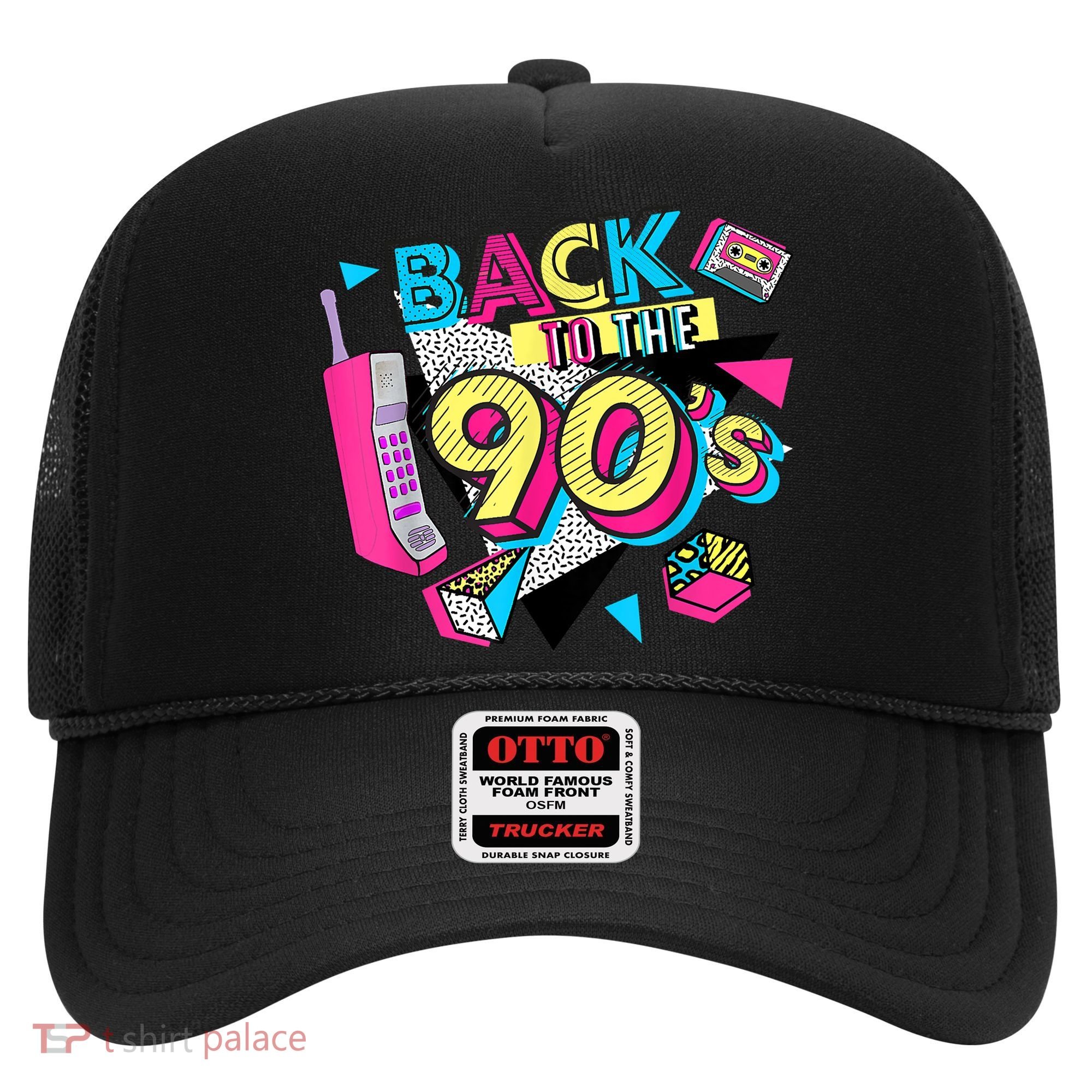 Back To The 90s Outfits Retro Costume Party Cassette Tape Hat