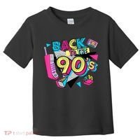 Back To The 90s Outfits Retro Costume Party Cassette Tape Toddler T-Shirt thumb 0