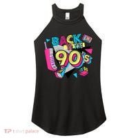 Back To The 90s Outfits Retro Costume Party Cassette Tape Women's Perfect Tri Rocker Tank thumb 0