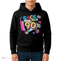 Back To The 90s Outfits Retro Costume Party Cassette Tape Kids Hoodie thumb 4