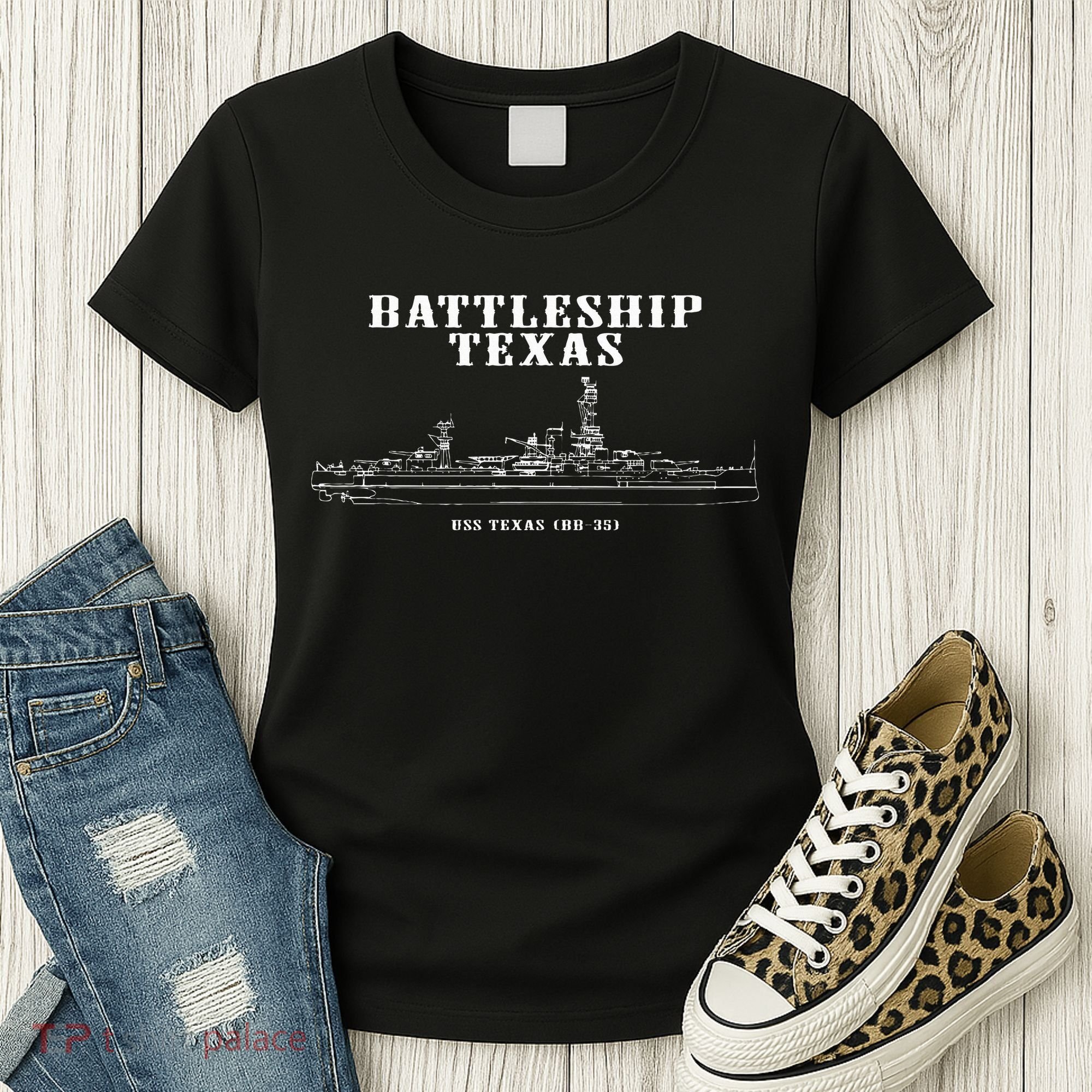 Battleship Texas Uss Texas Women's T-Shirt