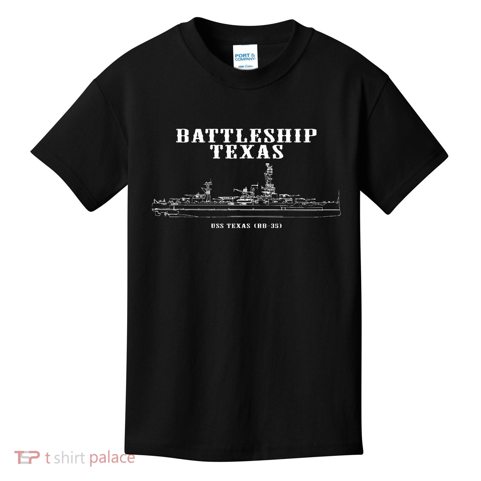 Battleship Texas Uss Texas Kids T-Shirt