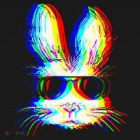 Bunny Trippy Vaporwave Easter Techno Rave Edm Music Party Sweatshirt thumb 3