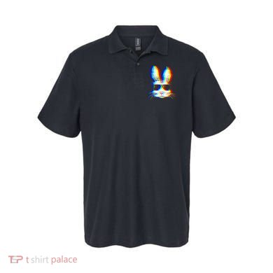 Bunny Trippy Vaporwave Easter Techno Rave Edm Music Party Polo