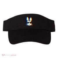 Bunny Trippy Vaporwave Easter Techno Rave Edm Music Party Visor thumb 0