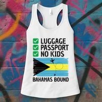 Bahamian Travel Vacation Outfit To Bahamas Women's Tank Top thumb 3
