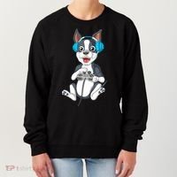 Boston Terrier Video Gamer Women's Sweatshirt thumb 0