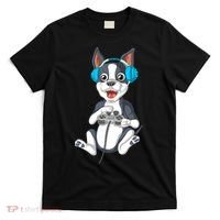 Boston Terrier Video Gamer T-Shirt thumb 0