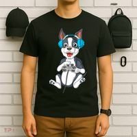 Boston Terrier Video Gamer T-Shirt thumb 6