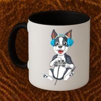 Boston Terrier Video Gamer Coffee Mug thumb 2