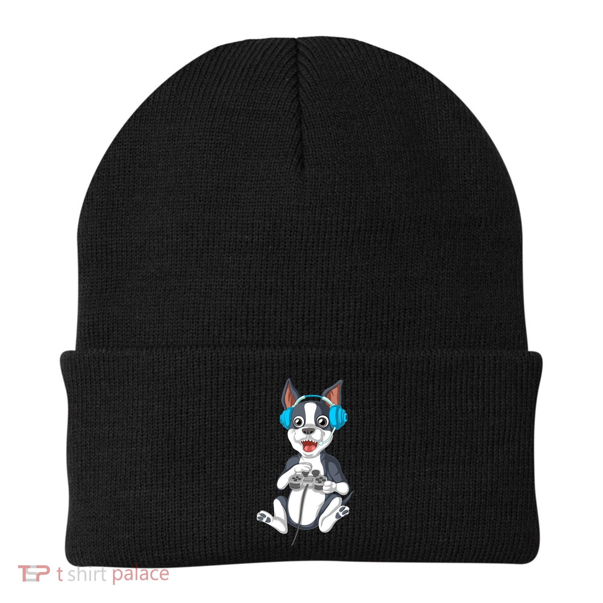 Boston Terrier Video Gamer Beanie