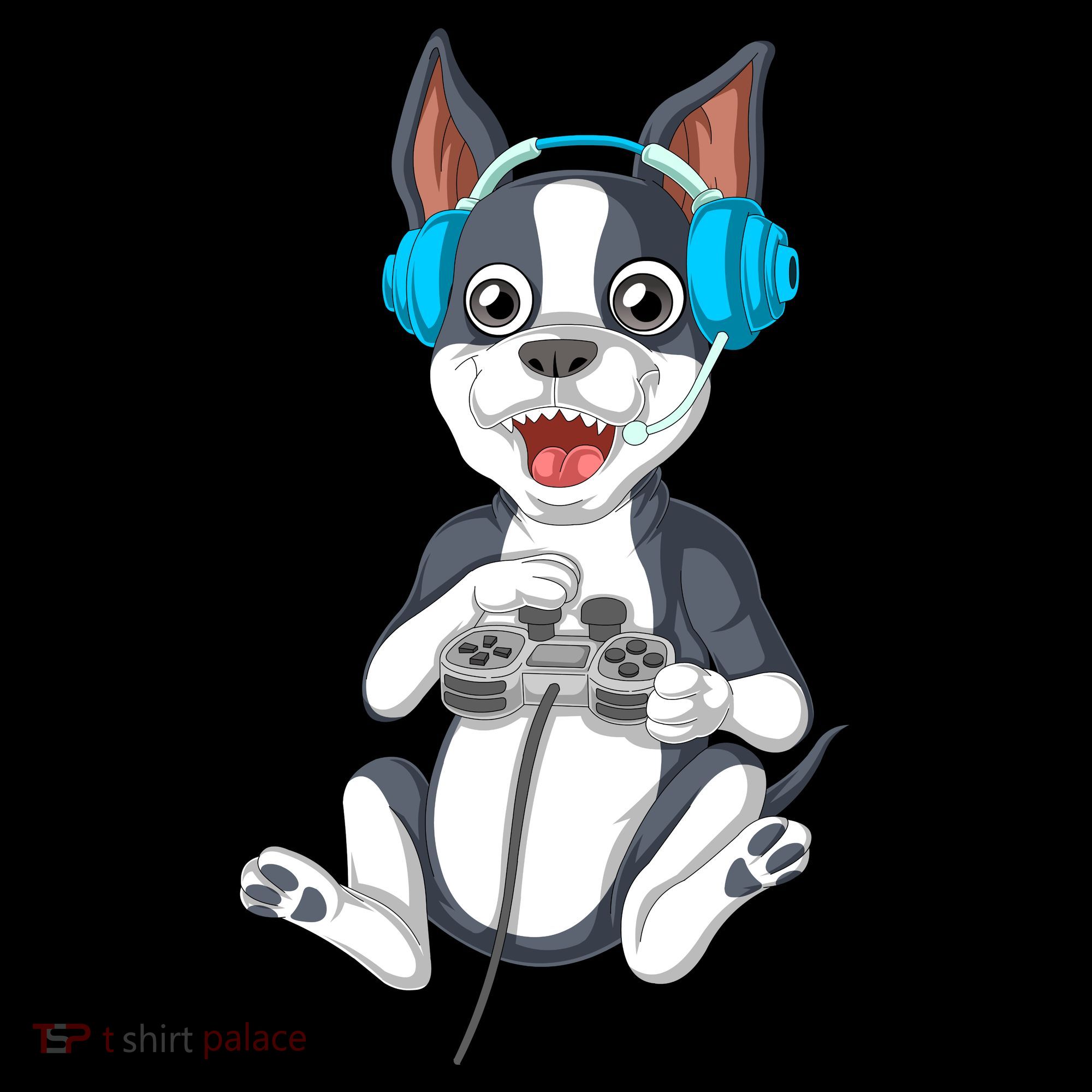 Boston Terrier Video Gamer Women's Hoodie
