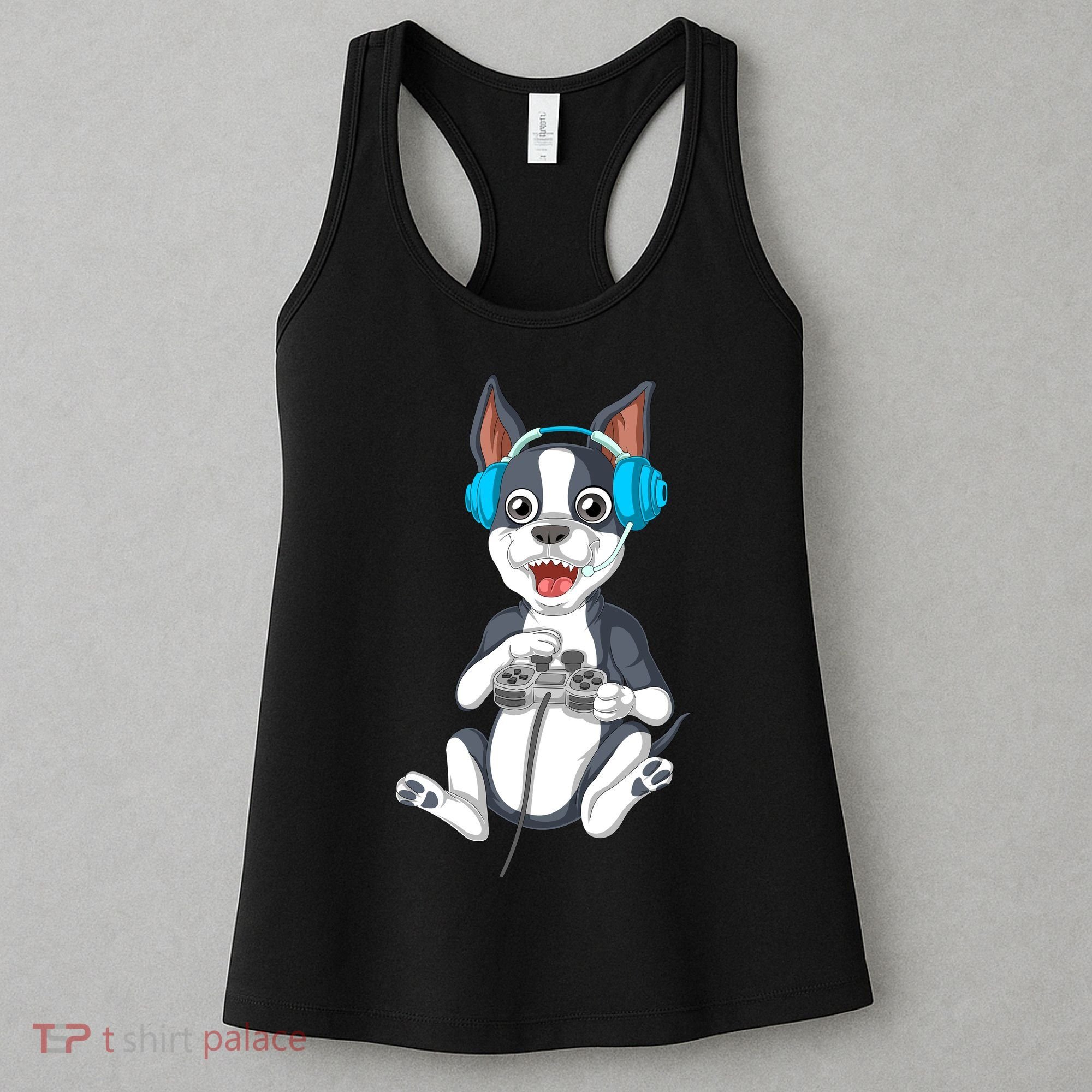 Boston Terrier Video Gamer Women's Tank Top