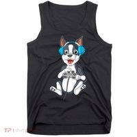 Boston Terrier Video Gamer Tank Top thumb 0