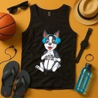 Boston Terrier Video Gamer Tank Top thumb 4