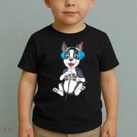 Boston Terrier Video Gamer Toddler T-Shirt thumb 2