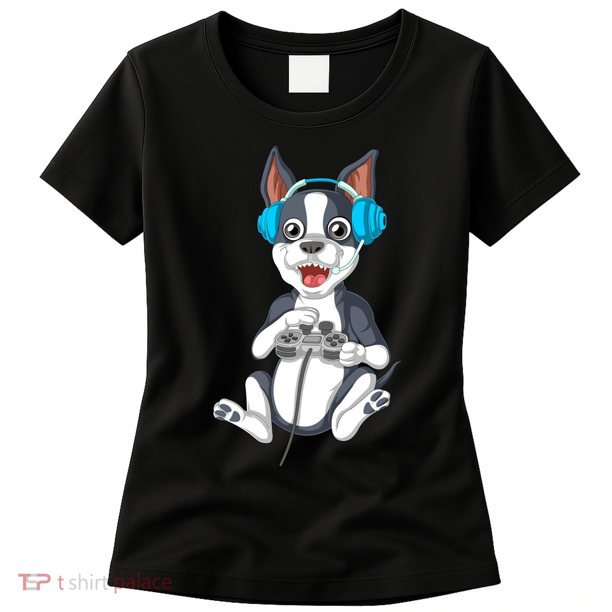 Boston Terrier Video Gamer Women's T-Shirt