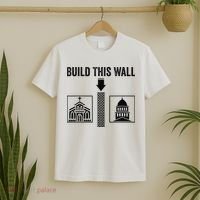 Build This Wall Separation of Church And State USA T-Shirt thumb 2