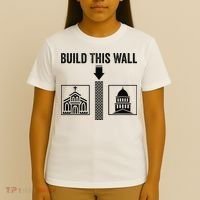 Build This Wall Separation of Church And State USA T-Shirt thumb 4