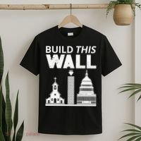Build This Wall Separation of Church And State USA T-Shirt thumb 2