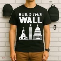 Build This Wall Separation of Church And State USA T-Shirt thumb 6