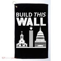 Build This Wall Separation of Church And State USA Golf Towel thumb 0