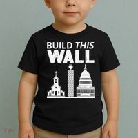 Build This Wall Separation of Church And State USA Toddler T-Shirt thumb 2