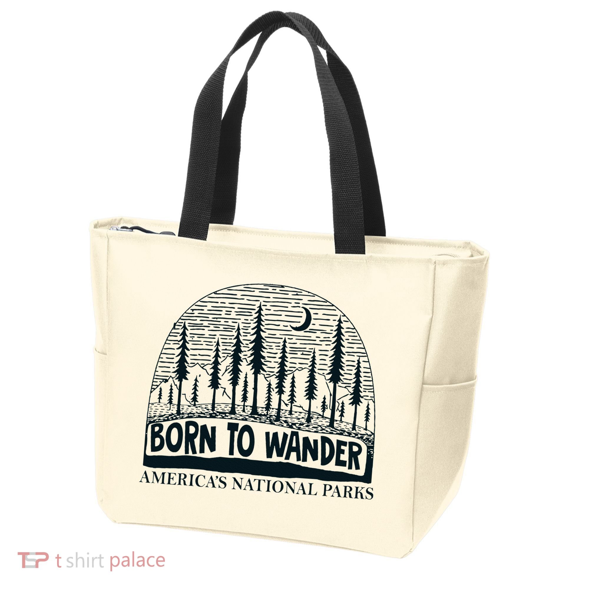 Born To Wander AmericaS National Parks Nature Tote Bag