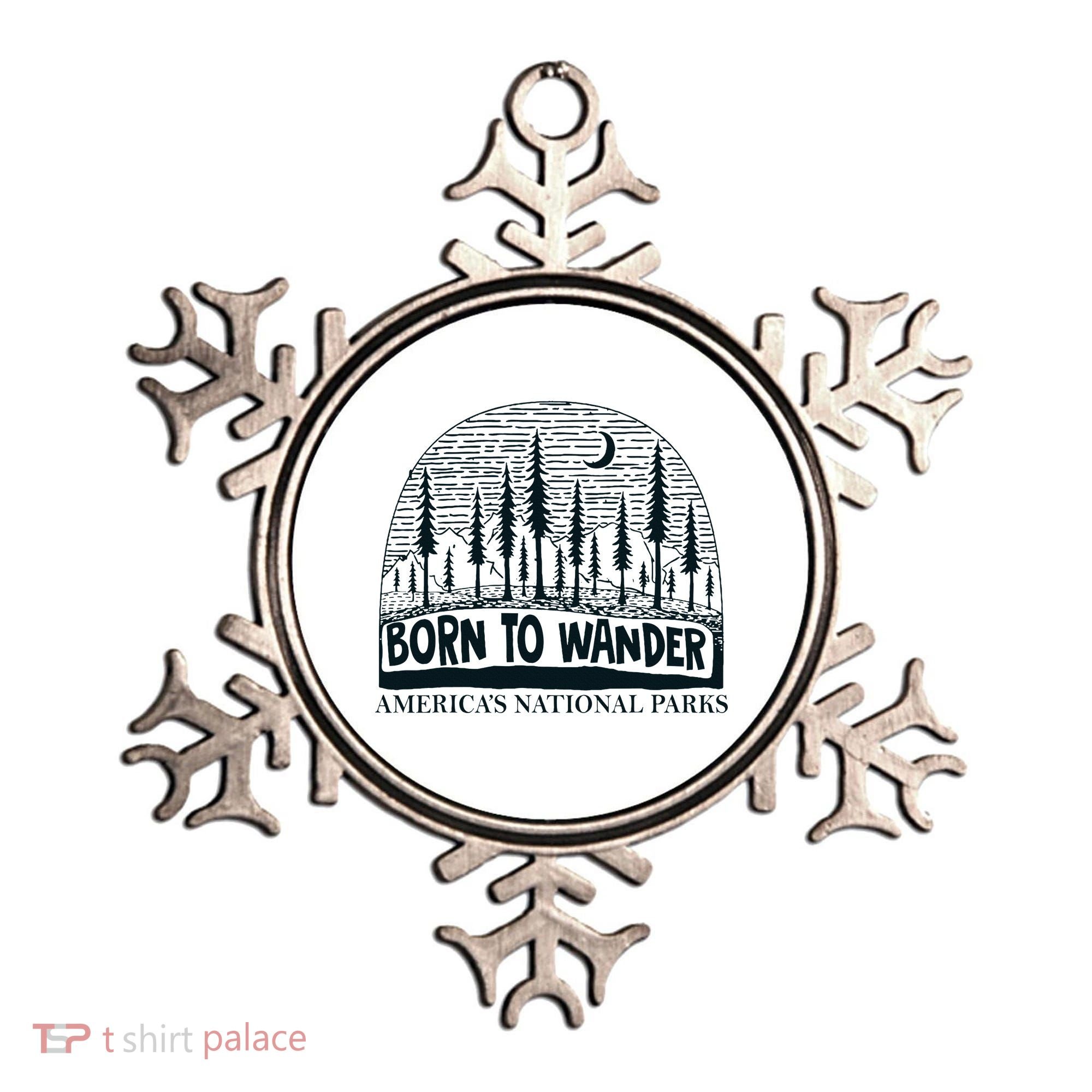 Born To Wander AmericaS National Parks Nature Ornament
