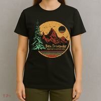 Born To Wander Americas National Parks Vintage T-Shirt thumb 4