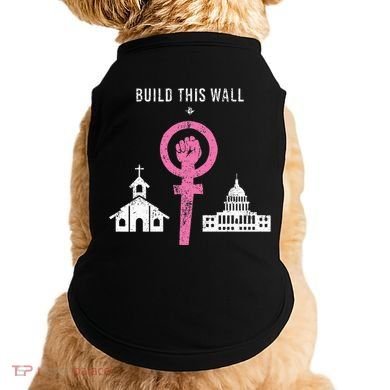 Build This Wall Separate Church And State Doggie Tank