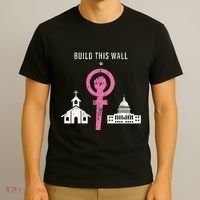 Build This Wall Separate Church And State T-Shirt thumb 3
