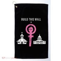 Build This Wall Separate Church And State Golf Towel thumb 0