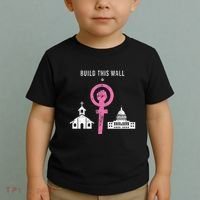 Build This Wall Separate Church And State Toddler T-Shirt thumb 2