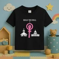 Build This Wall Separate Church And State Toddler T-Shirt thumb 3