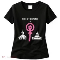 Build This Wall Separate Church And State Women's T-Shirt thumb 0