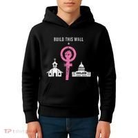 Build This Wall Separate Church And State Kids Hoodie thumb 4