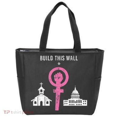 Build This Wall Separate Church And State Tote Bag