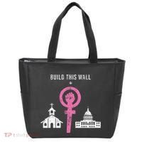 Build This Wall Separate Church And State Tote Bag thumb 0