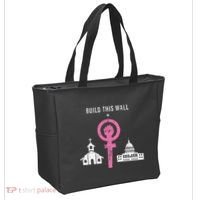 Build This Wall Separate Church And State Tote Bag thumb 2