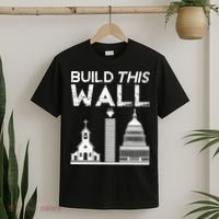Build This Wall Separation Of Church And State USA T-Shirt thumb 2