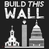 Build This Wall Separation Of Church And State USA Beanie thumb 2
