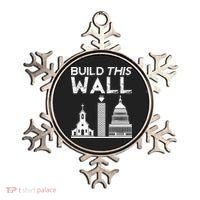 Build This Wall Separation Of Church And State USA Ornament thumb 0
